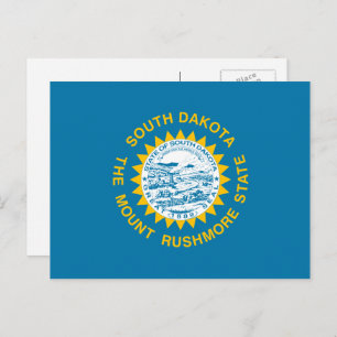 South Dakotan Flag, Flag of South Dakota Postcard