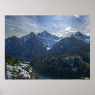 South Diablo Lake Poster