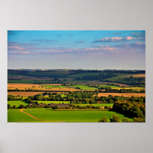 South Downs Beacon Hill Hampshire England Poster