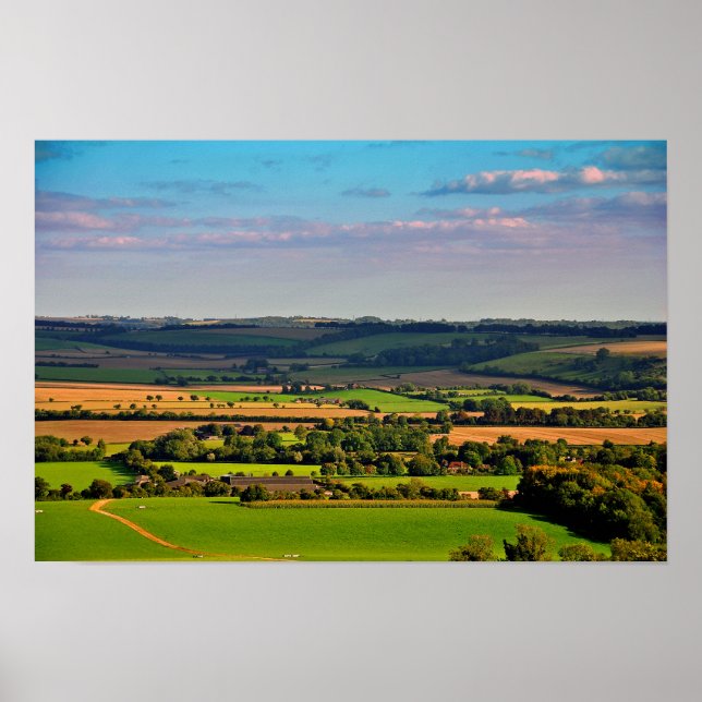 South Downs Beacon Hill Hampshire England Poster (Front)
