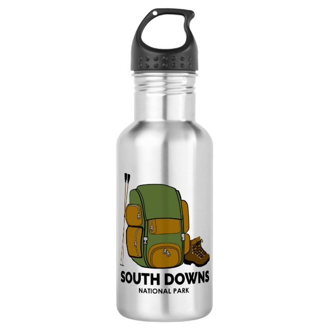 South Downs National Park Backpack 532 Ml Water Bottle (Front)