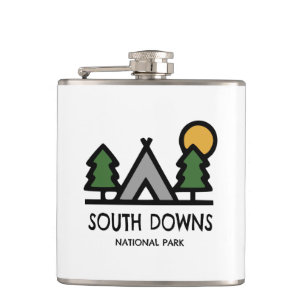 South Downs National Park Hip Flask
