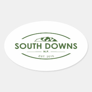 South Downs National Park Oval Sticker