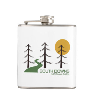 South Downs National Park Trail Hip Flask
