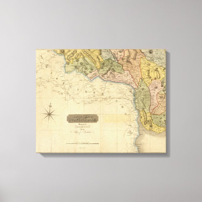 South Dumfriesshire Canvas Print (Front)