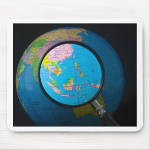 South east Asia in focus Mouse Mat