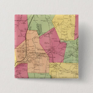 South East, Town 15 Cm Square Badge