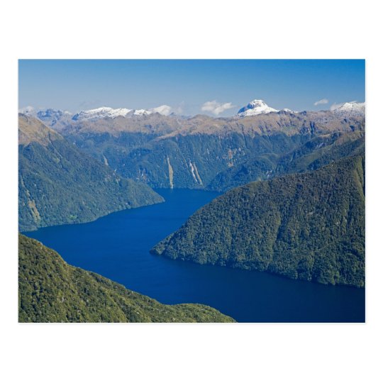 South Fiord, Lake Te Anau, Fiordland National Postcard