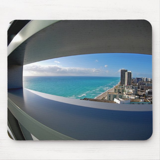 South Florida beach view. Mouse Mat (Front)