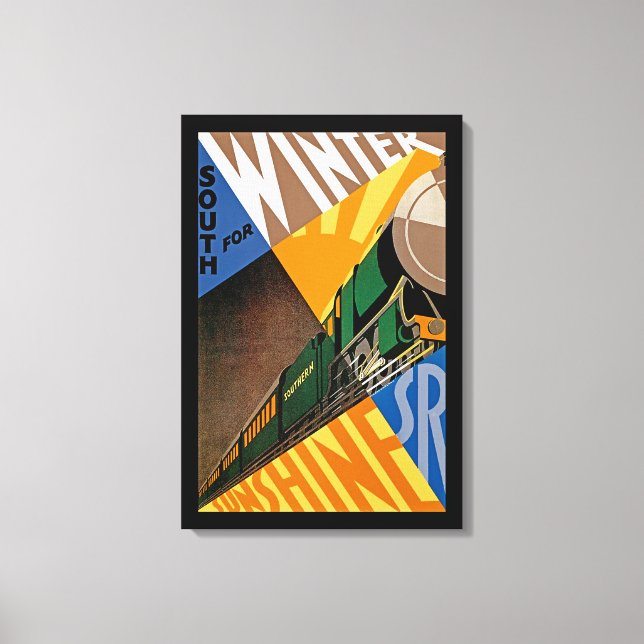 South For Winter Sunshine Canvas Print (Front)