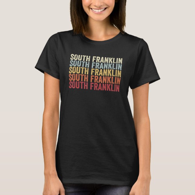 South Franklin Pennsylvania South Franklin PA Retr T-Shirt (Front)