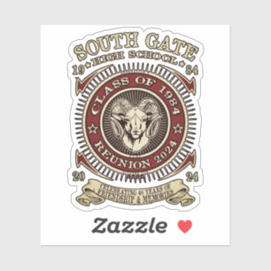 South Gate H.S. Custom-Cut Vinyl Sticker