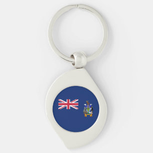 South Georgia and the South Sandwich Islands Flag Key Ring