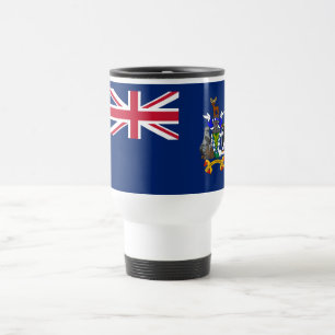 South Georgia and the South Sandwich Islands Flag Travel Mug
