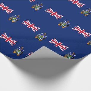 South Georgia and the South Sandwich Islands Flag Wrapping Paper