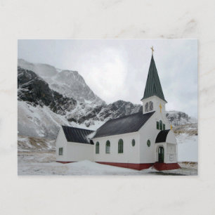 South Georgia Island - Grytviken - Whaler's church Postcard