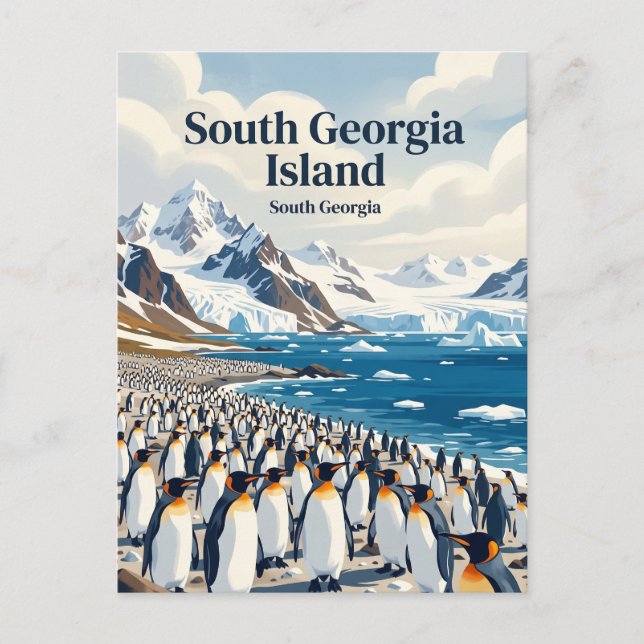 South Georgia Island Postcard (Front)