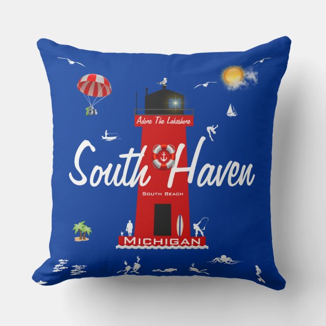 South Haven - Adore The Lakeshore Cushion (Front)