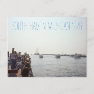 South Haven Michigan 1976 Postcard