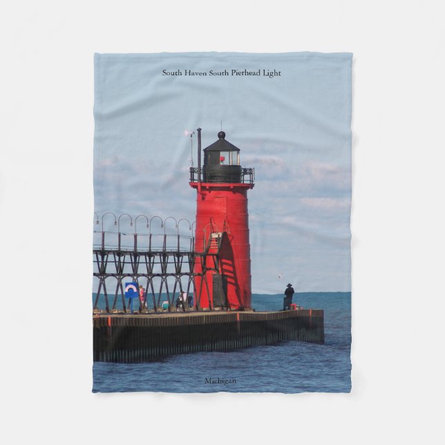 South Haven South Pierhead Light blanket (Front)