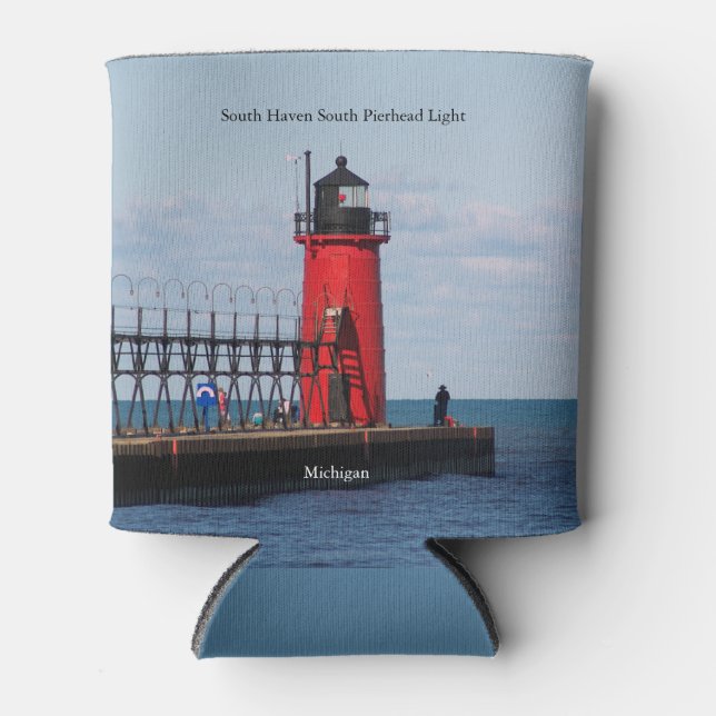 South Haven South Pierhead Light can cooler (Front)