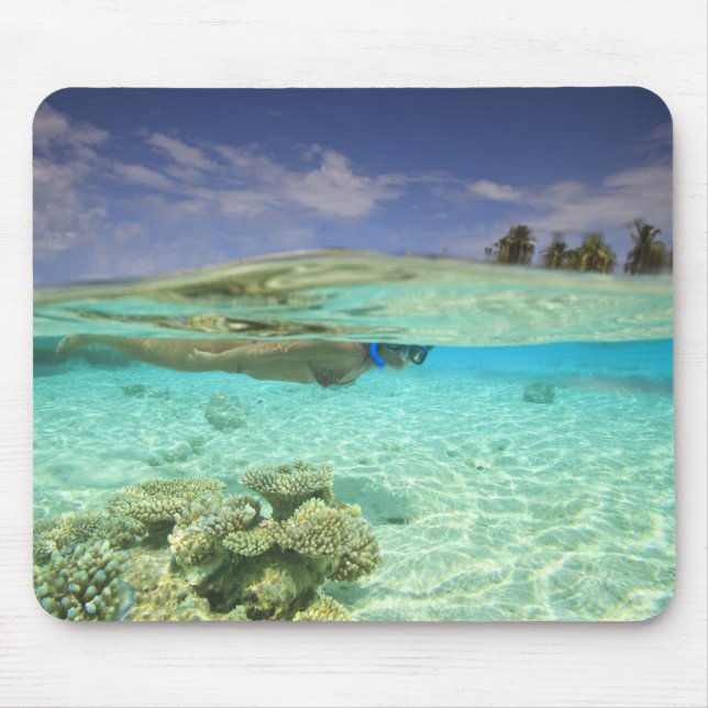 South Huvadhoo Atoll, Southern Maldives, Indian Mouse Mat (Front)