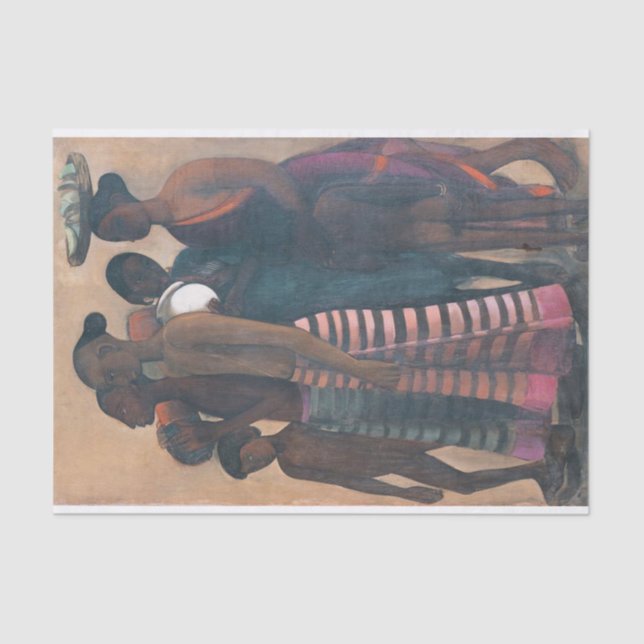 South Indian Villagers Going to a Market  Tissue Paper (Front)