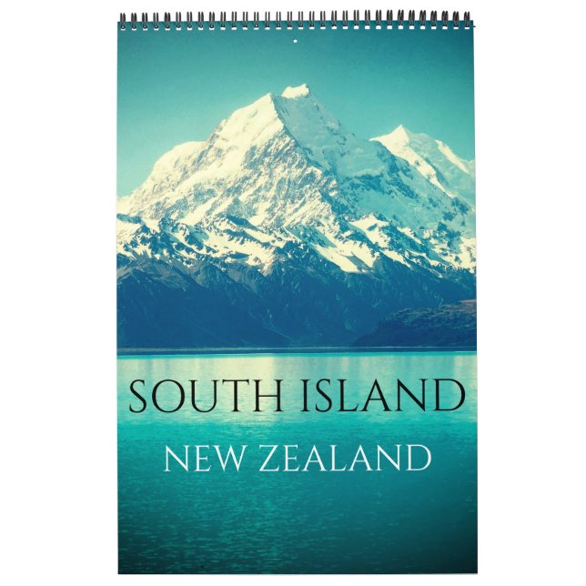 south island new zealand calendar (Cover)