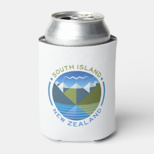SOUTH ISLAND NEW ZEALAND CAN COOLER