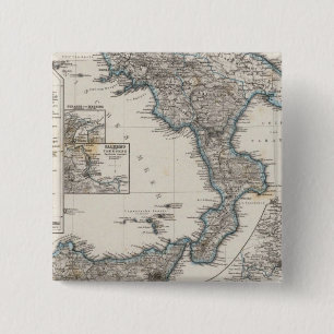 South Italy 15 Cm Square Badge