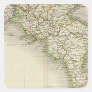 South Italy Square Sticker