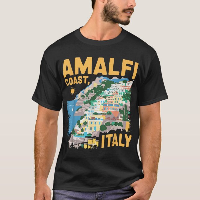  South Italy Trip Amalfi Coast Summer Italian  T-Shirt (Front)