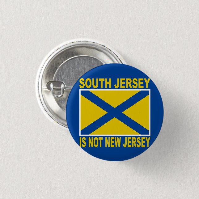 SOUTH JERSEY JAWN 3 CM ROUND BADGE (Front & Back)