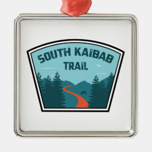South Kaibab Trail Grand Canyon Arizona Metal Tree Decoration