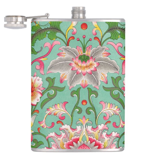 South Kensington Museum IXXVII Chinese Ornamental  Hip Flask (Opened)