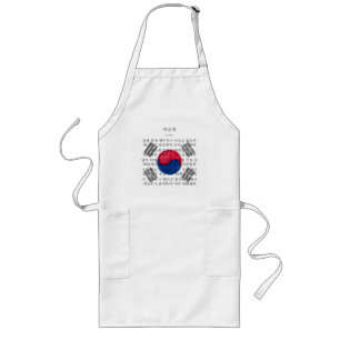 South Korea - 애국가 Long Apron
