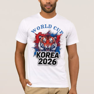 South Korea 2026 World Cup T-Shirt Korea Tiger Fan