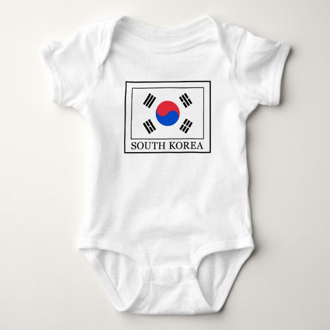 South Korea Baby Bodysuit (Front)