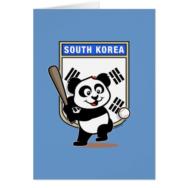South Korea Baseball Panda (Front)