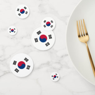 South Korea Confetti, party, Korean Flag Confetti