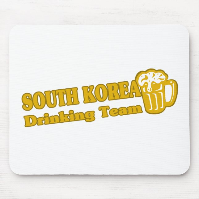 South Korea Drinking Team Mouse Mat (Front)