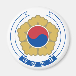 South Korea Emblem Magnet