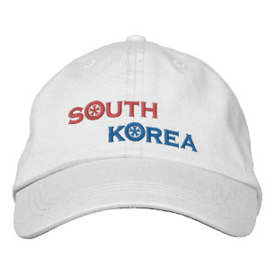 South Korea Embroidered Baseball Hat