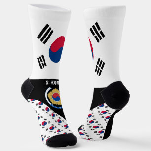 South Korea, fashion, South Korean flag, patriotic Socks