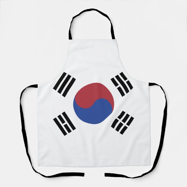 South Korea flag Apron (Front)