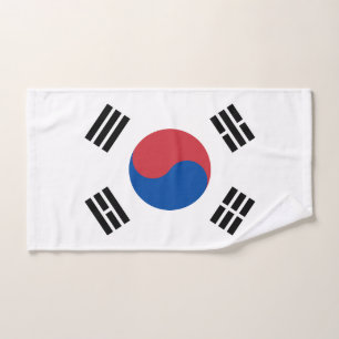 South Korea Flag Bath Towel Set