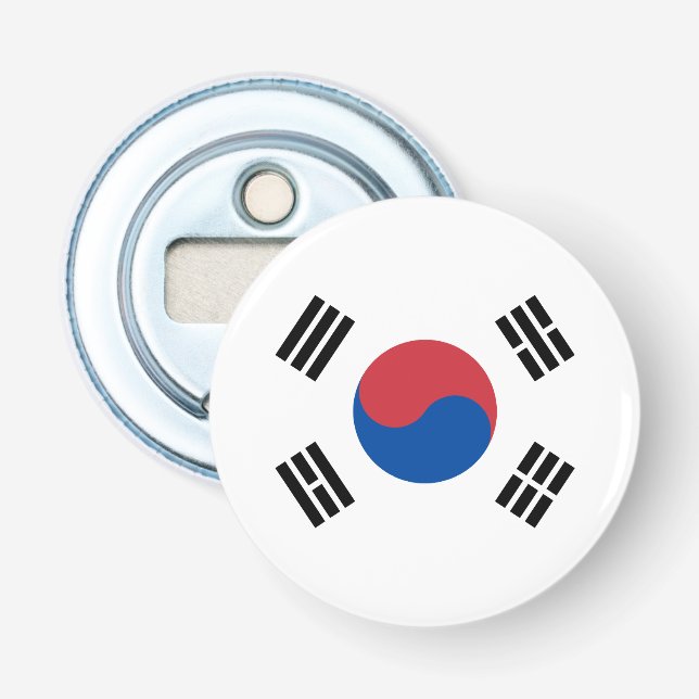 South Korea Flag Bottle Opener (Front)