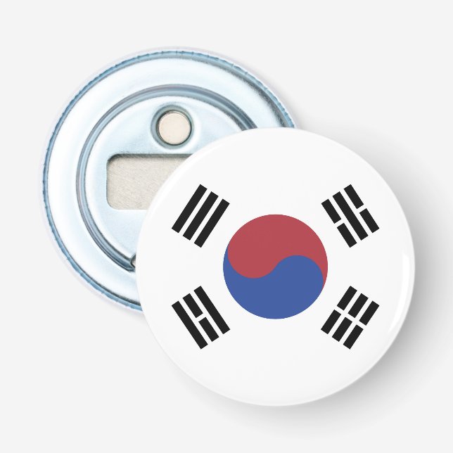 South Korea flag Bottle Opener (Front)