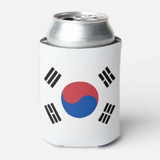 South Korea Flag Can Cooler (Can Front)
