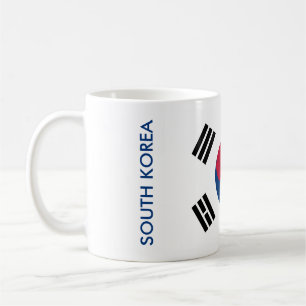 SOUTH KOREA FLAG COFFEE MUG